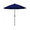 California Umbrella 7.5' Bronze Aluminum Market Patio Umbrella, Sunbrella True Blue 194061336342 - alternate 1